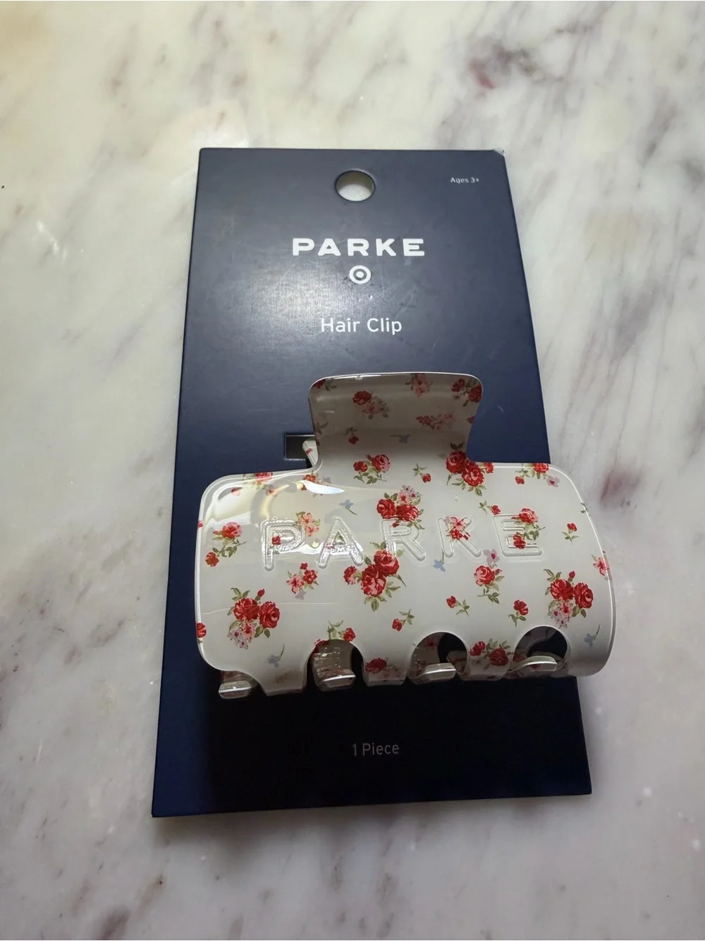 NWT PARKE X Target Collab Floral Claw Clip